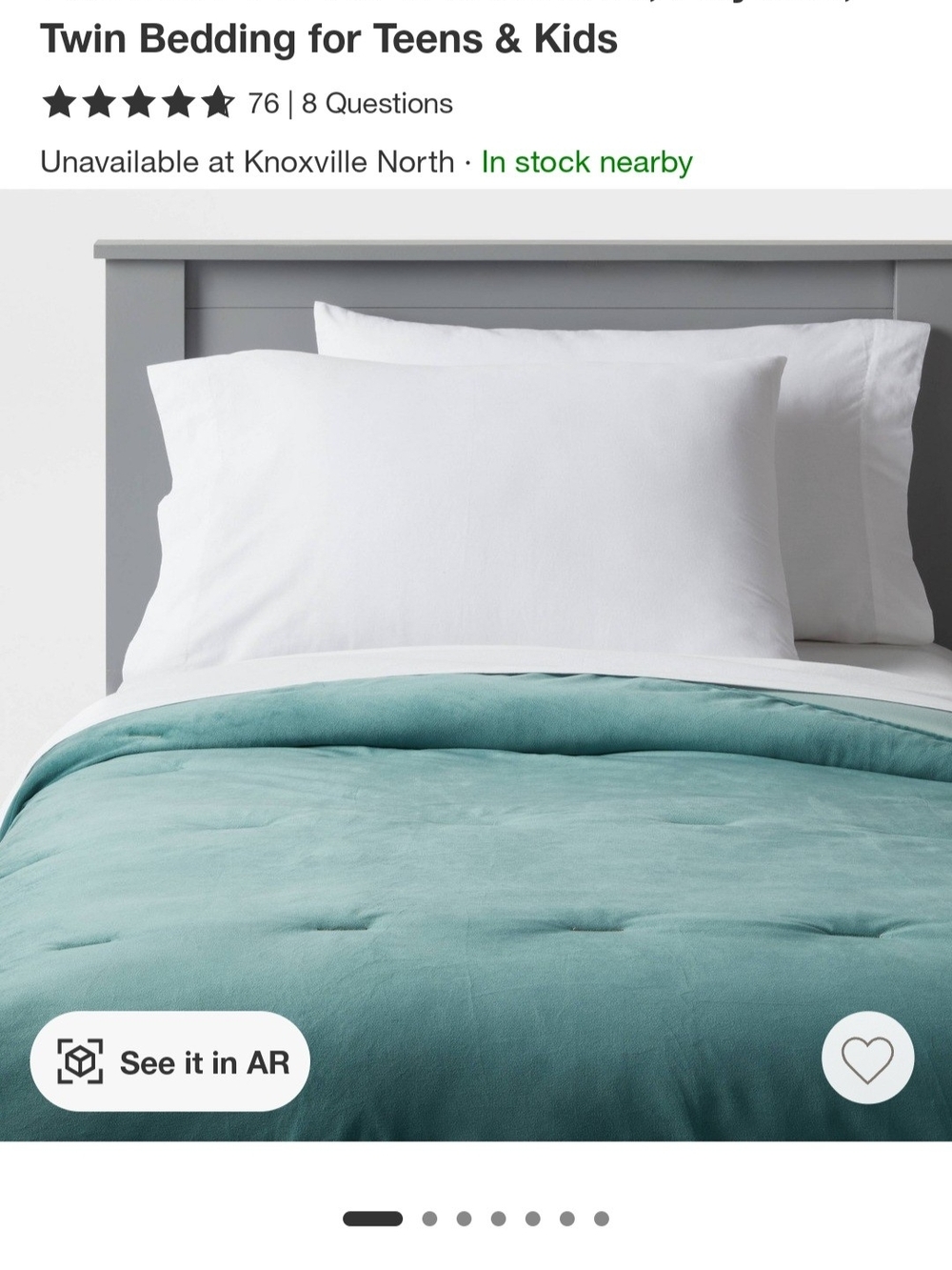 Teal Twin Comforter for Teens & Kids - Soft Everyday Bedding